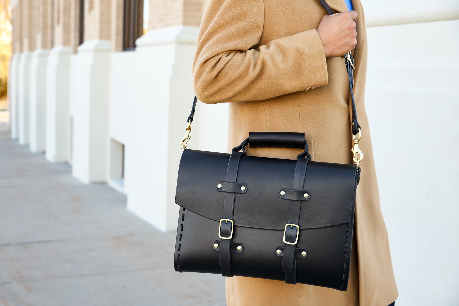 BADAME BRIEFCASE | Red Lantern Leatherworks